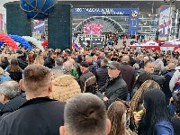 Arhiv javnih skupova o SNS mitingu: Ispred Arene bilo 8.000 ljudi