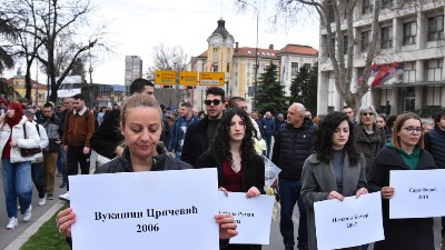 Održan protest u Nišu u znak sećanjana Vukašina Crnčevića (FOTO)