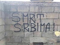 Grafit "SMRT SRBIMA" na vojnoj bazi BiH: Balkan ponovo klizi ka OPASNIM PODELAMA! (FOTO)