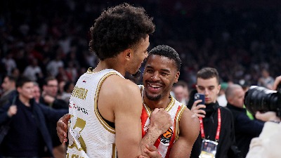 Pobeda "iz rudnika": Zvezda slavila u Vitoriji posle produžetka - Moneke neumoljiv protiv bivšeg kluba (VIDEO)