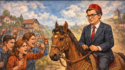 Vučić i baba ili ti, Baba i aga (priča)