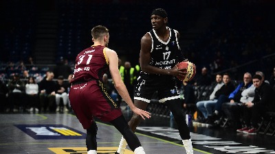 Crno-beli sigurnim trijumfom protiv Bosne stigli do prvog mesta u ABA ligi