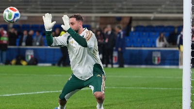 Najveća zvezda Italije u Zenici? Nije ni Donaruma ni selektor Gatuzo, već zanosna plavuša (FOTO)