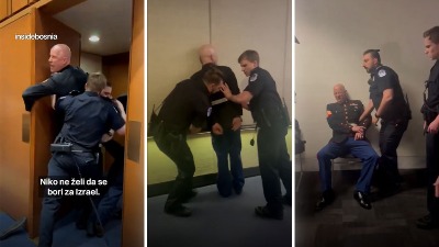 "Niko neće da ratuje za Izrael": Ratni veteran digao glas u Kapitolu - polciija ga izbacila (VIDEO)
