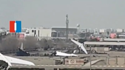 SLIKE RAZARANJA Pogledajte šta je ostalo od aerodroma u Teheranu (VIDEO)