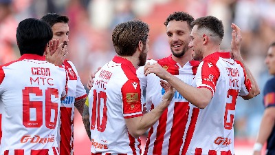 Zvezda pregazila Napredak, Katai blistao