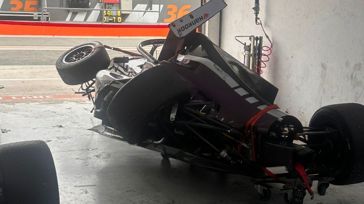 Snimak iz samog bolida: Srbina su centimetri delili od tragedije na stazi (VIDEO)