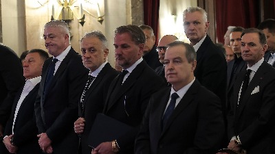 Ostoja Mijailović došao na komemoraciju Dušku Vujoševiću, a da li će i na sahranu? Seo je ispred Željka Obradovića (FOTO)