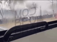 Incident u autobusu pred "večiti" derbi: Razbijeno staklo na vozilo na Novom Beogradu (VIDEO)