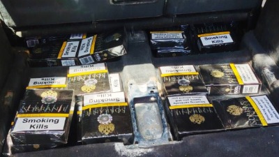 Pao švercer: U „opelu“ prevozio 140 kilograma duvana i 150 boksova cigareta 