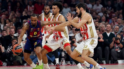 Zvezda u Barseloni bije prvu bitku za plasman u plej-of Evrolige, a jedan igrač je otišao u otadžbinu