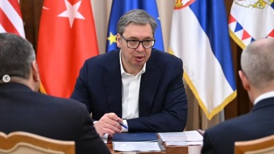 Vučić sa predstavnicima konzorcijuma Bechtel–Enka o napretku radova na Moravskom koridoru