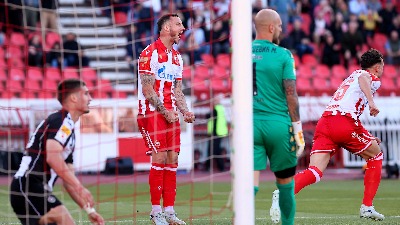 Pogledajte vodeći gol Zvezde - Katai je bio sam kao duh i lako uposlio Erakovića (VIDEO)