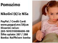 Pomozimo maloj Nikolini iz Niša da prohoda!