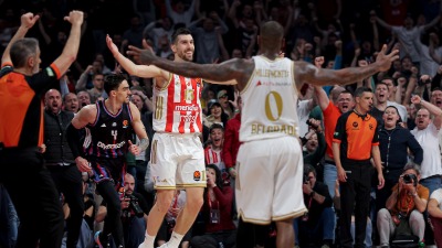 Dobrić "zapalio" Arenu! Zvezda bez milosti, Pariz nemoćan u Beogradu