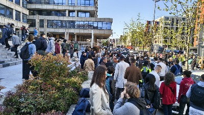 Suđenje studentima: Skup podrške ispred Palate pravde (FOTO, VIDEO)