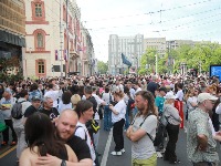 Studenti i građani održali protestnu šetnju, pa poručili: "Vidimo se 23. maja na Slaviji"