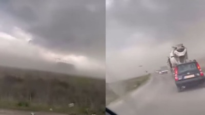 Apokaliptična scena u Beogradu: Nebo potpuno sivo, vozila mile (VIDEO)