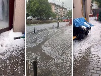 Grad udara po Kragujevcu, grmi u Kraljevu: Najnoviji snimak nevremena u Srbiji (VIDEO)