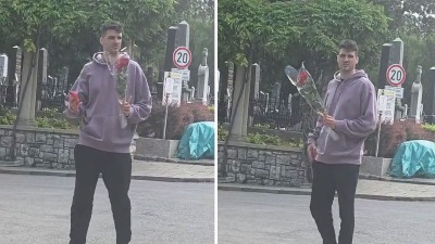 (FOTO/VIDEO) Kakav gest: Bivši kapiten Partizana prvi stigao na sahranu Vladimira Cvetkovića