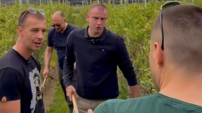 Legendarni Partizanov trio "TNT" ponovo zajedno, ali van parketa (FOTO)