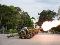 Izvršena počasna artiljerijska paljba na Kalemegdanu povodom Dana pobede