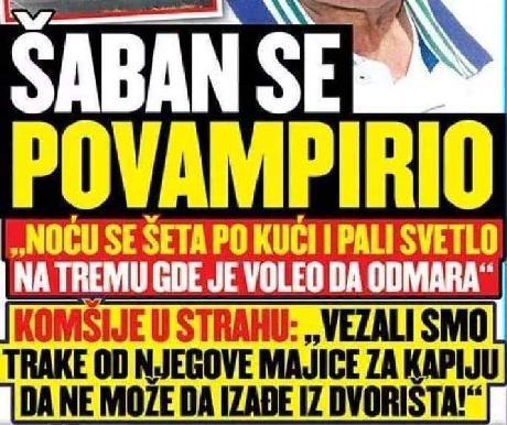 Naslov u novinama FOTO: Printscreen