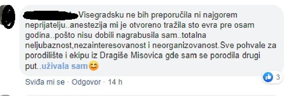 Komentari majki o lošim uslovima u porodilištima u Srbiji FOTO: Printscreen