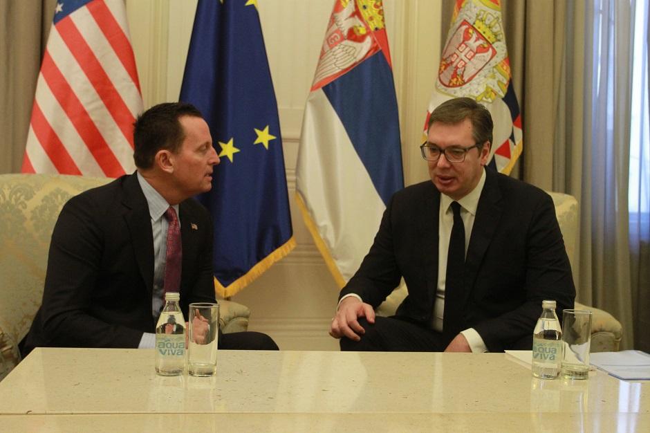 Ričard Grenel i Aleksandar Vučić, Foto: AtaImages