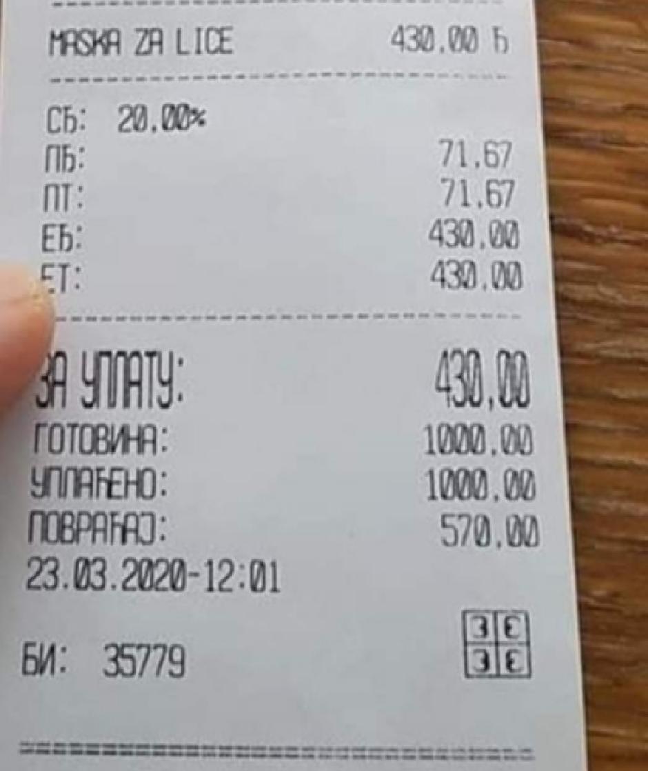 Kostale Su 20 Dinara Luduju Cene Zastitnih Maski A I Da Imamo Para Gde Da Ih Kupimo Drustvo I Ekonomija Direktno