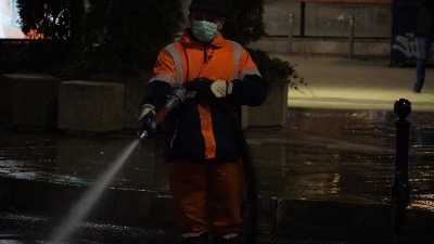 Počela dezinfekcija ulica u Beogradu